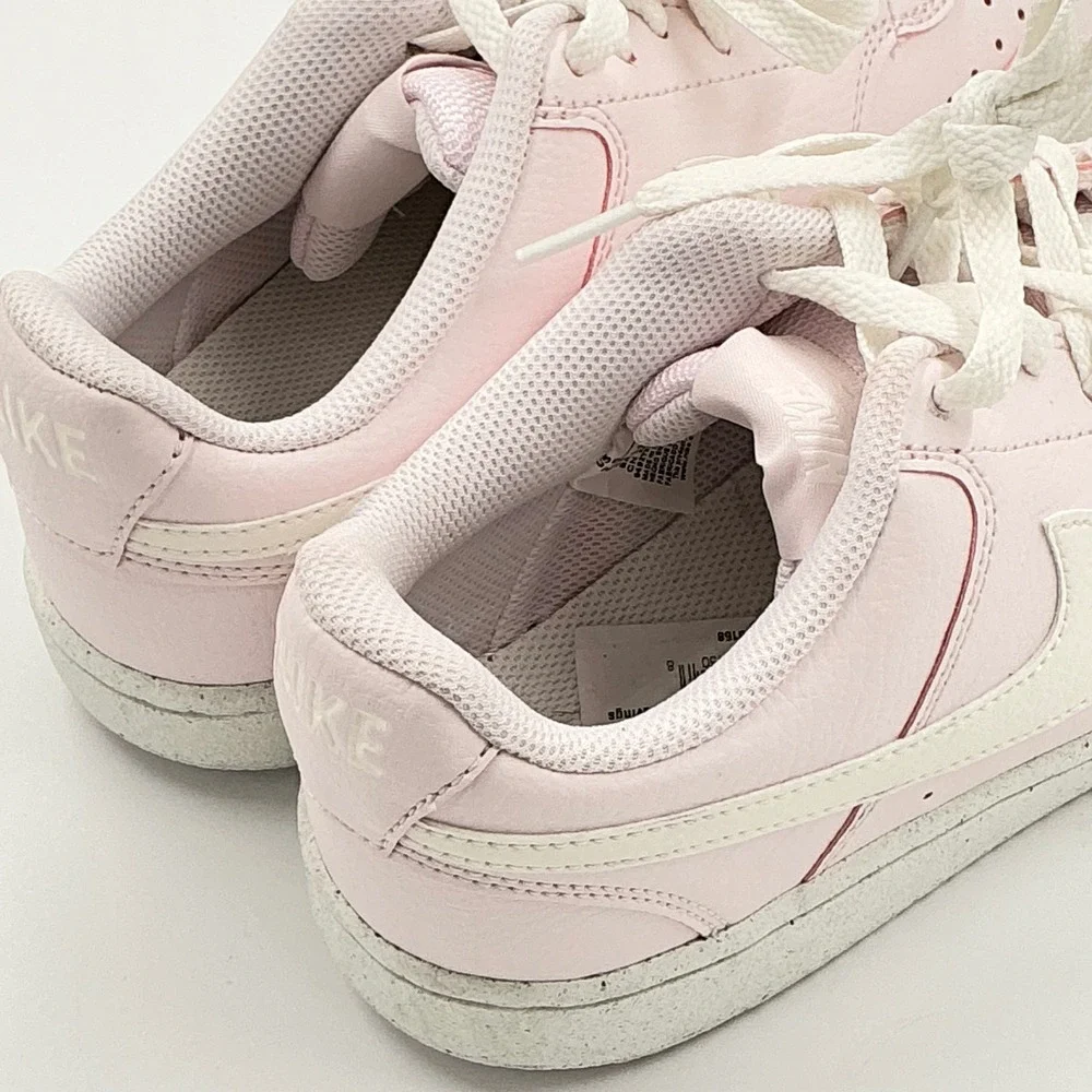 Nike Size 7.5 Court Vision Low Next Nature Pearl Pink Sail NEW Sneakers $85